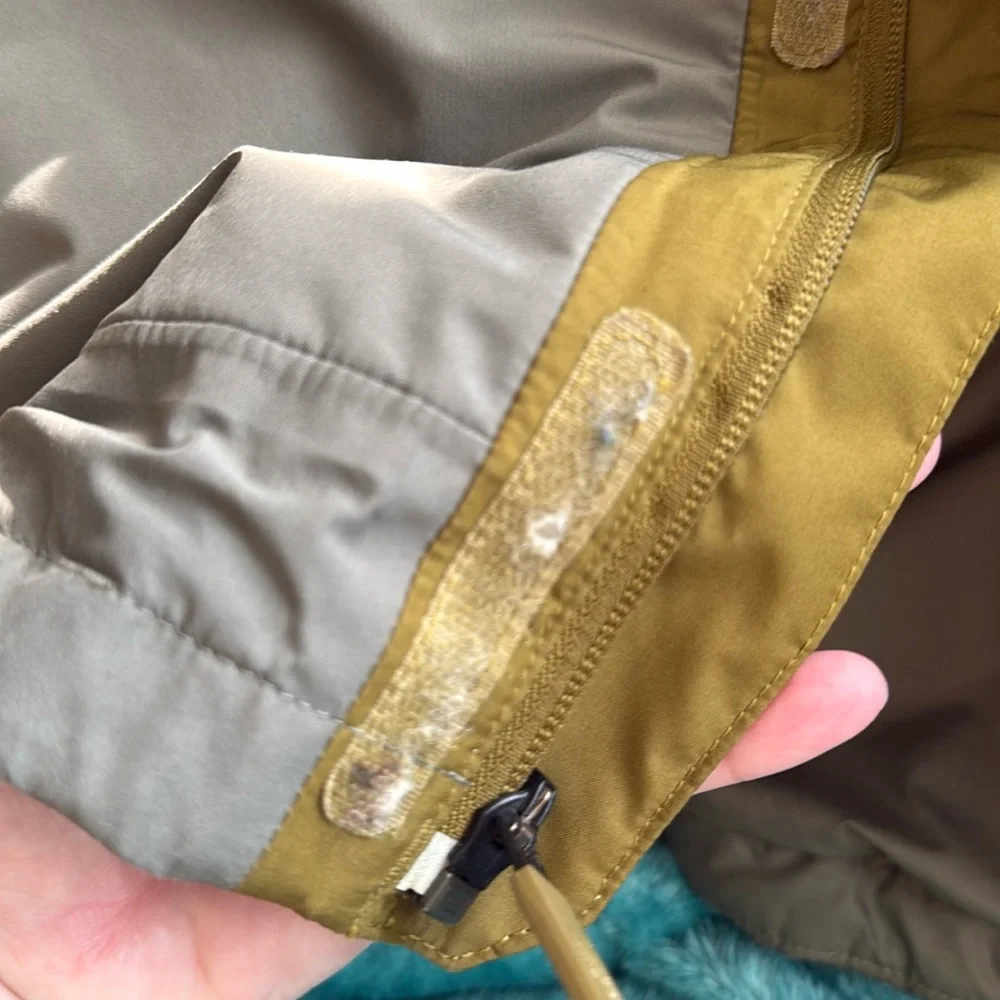 THE NORTH FACE Men's CLEMENT TRICLIMATE Jacket Green/Gray SMALL 2 coats in 1